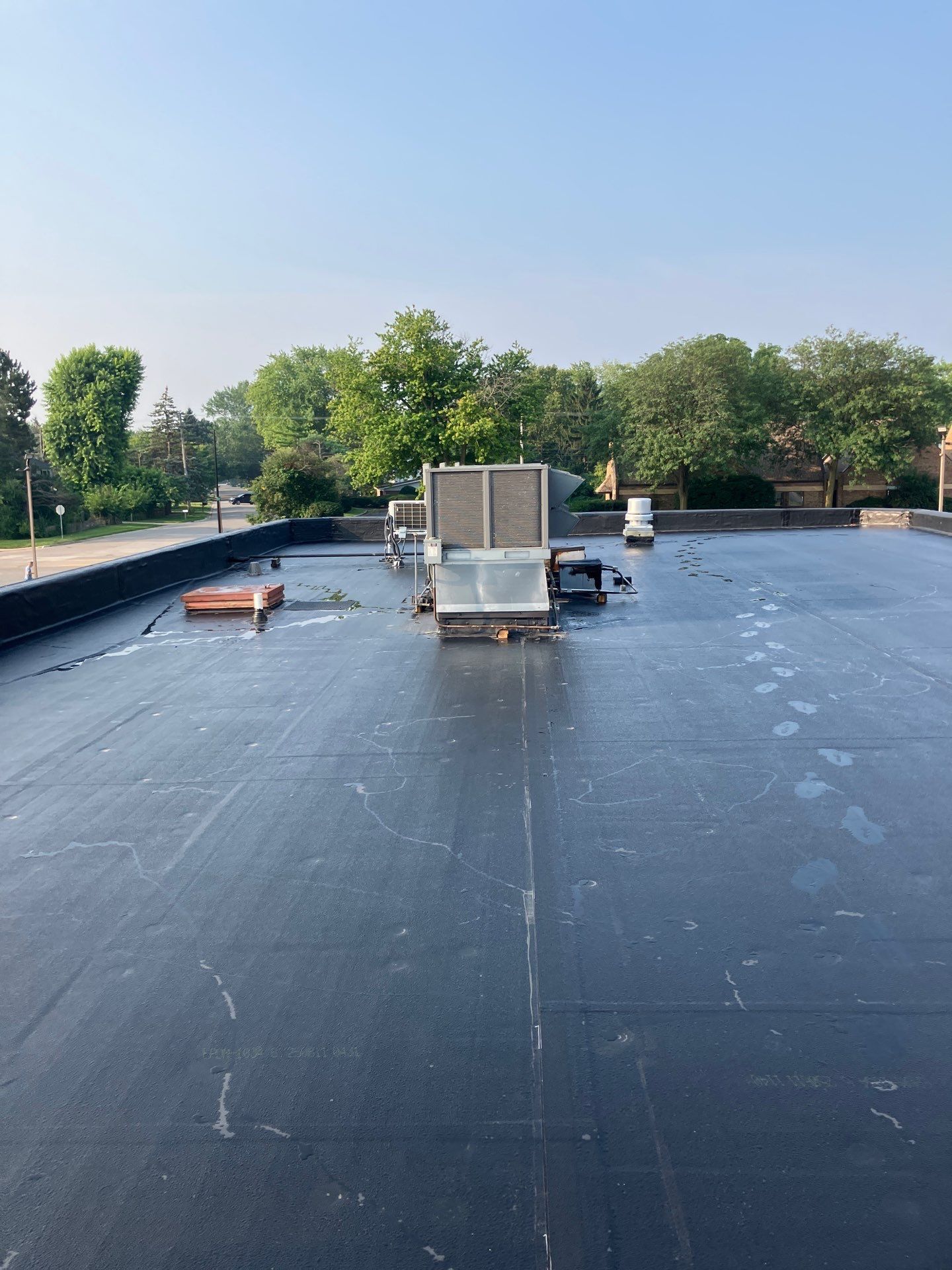 TPO Flat Roof Installation