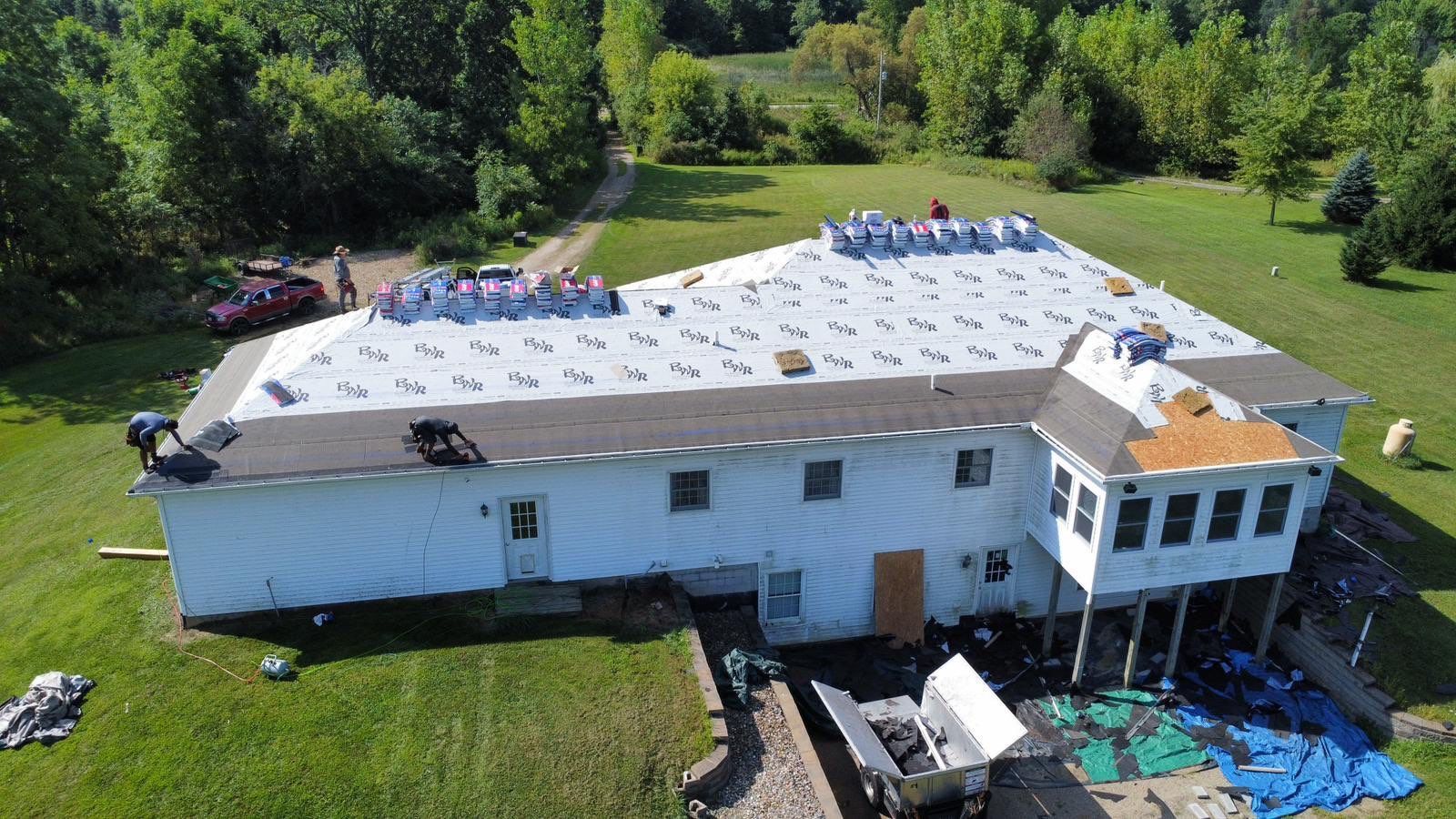 Two-Story Colonial Re-Roof